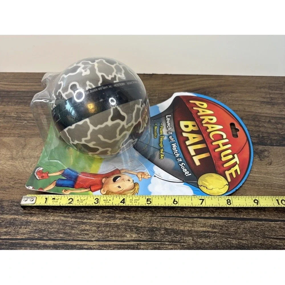 Hedstrom Camo Parachute Ball In Package Floats In Air Reusable Camouflage